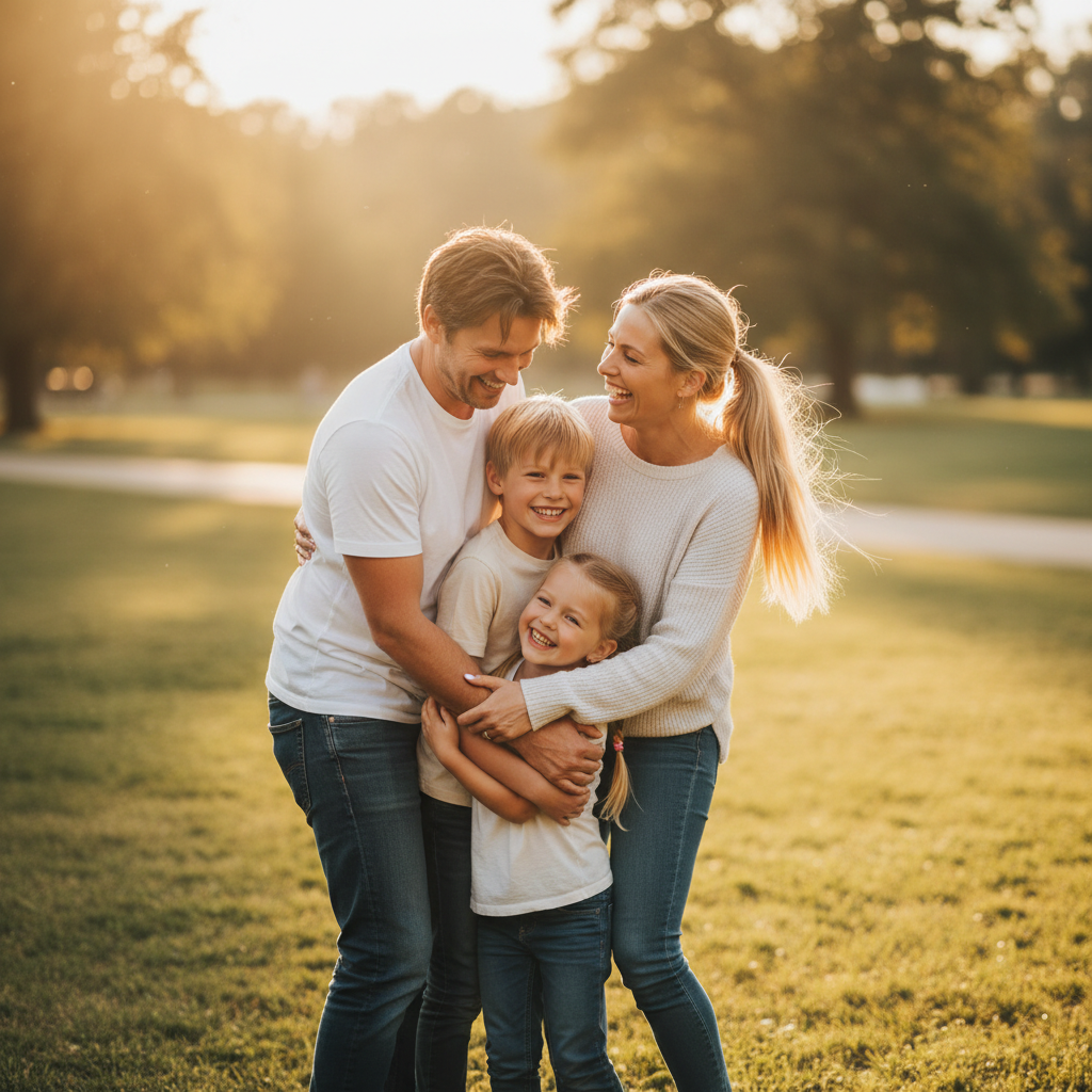 White family together
