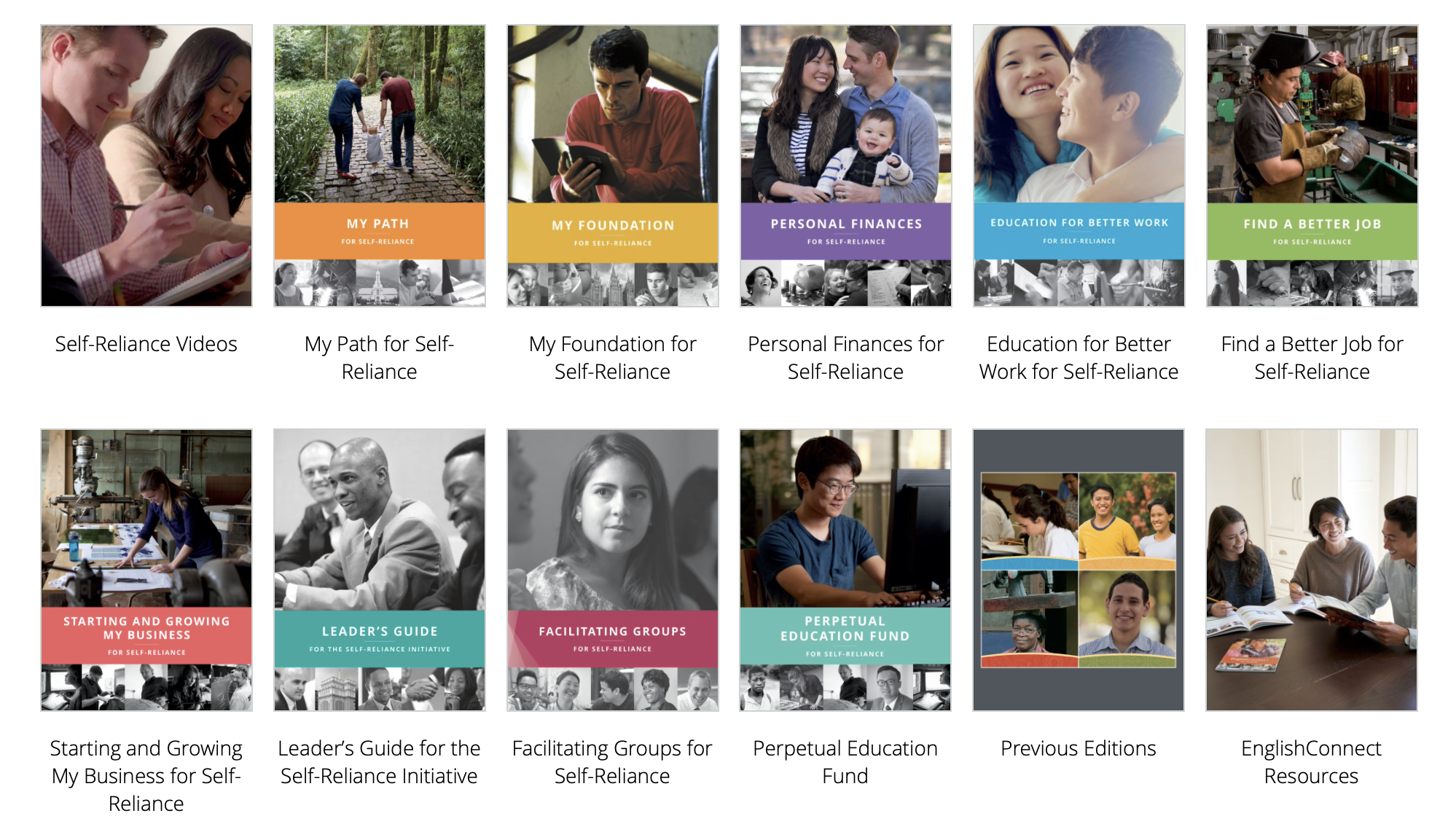 Self-Reliance resources library