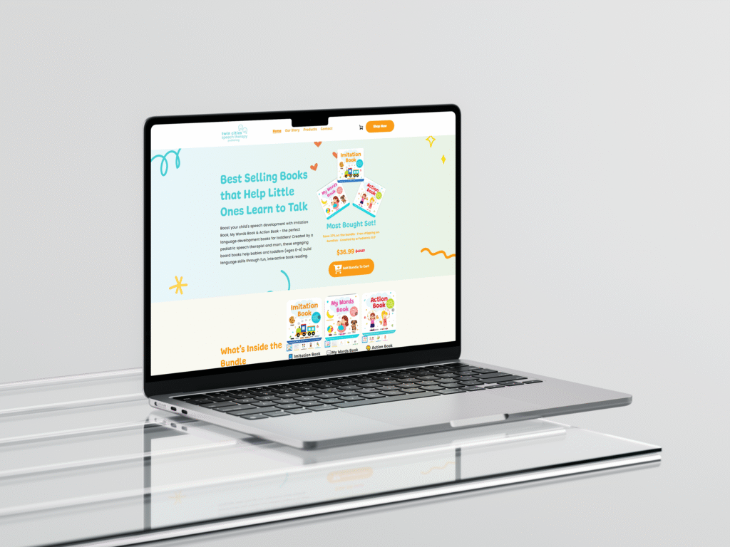 Imitation Book portfolio project by Webik Corp