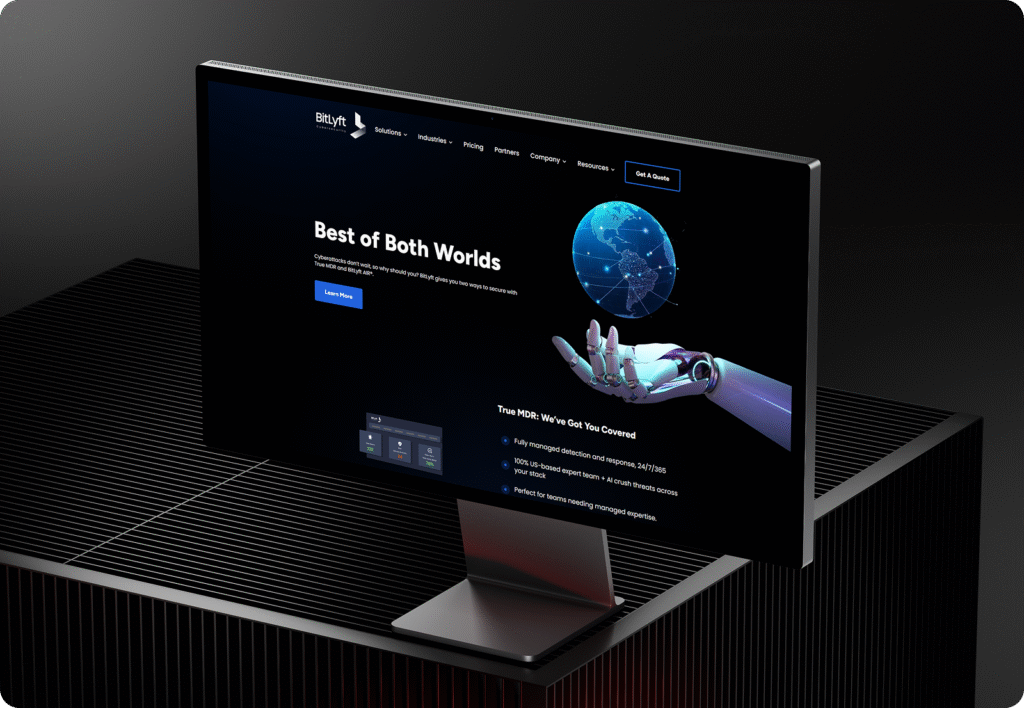 BitLyft Cybersecurity portfolio project by Webik Corp