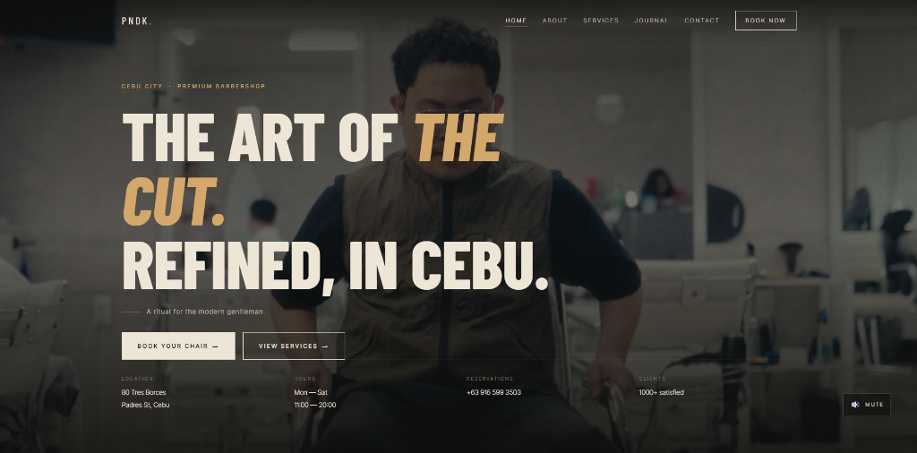 PNDK Studio website preview