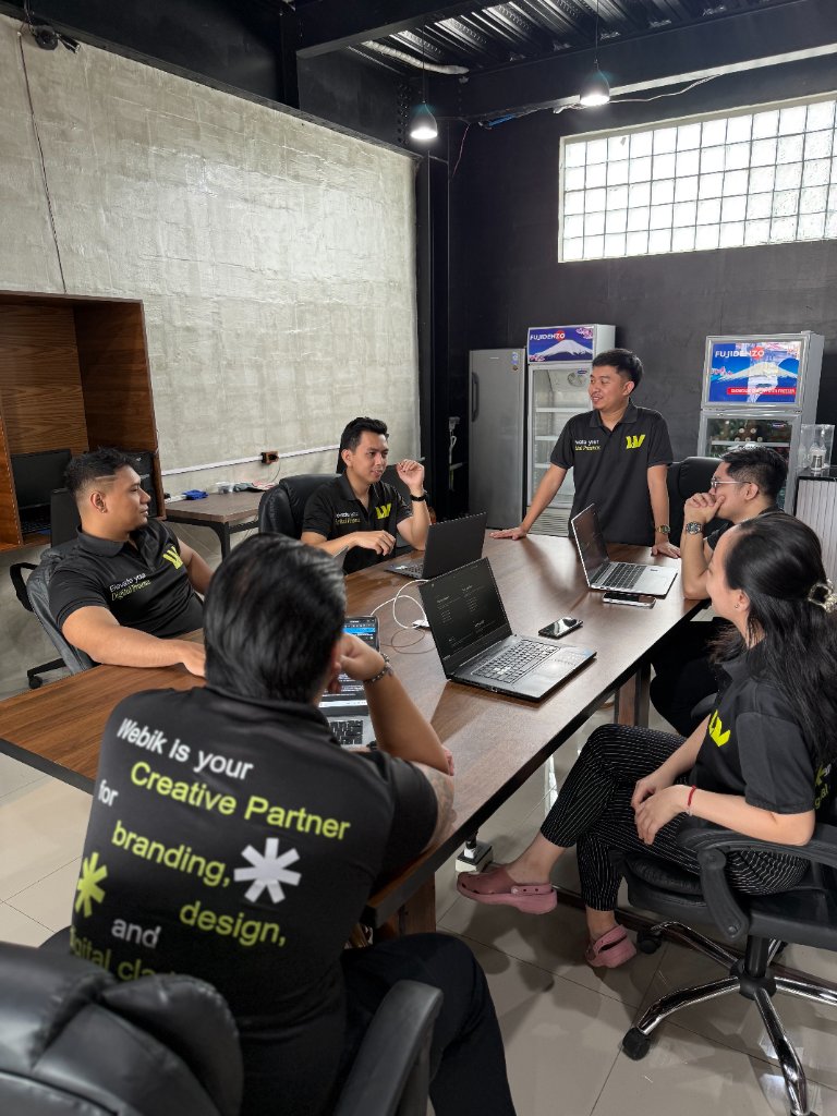 The Webik team at work