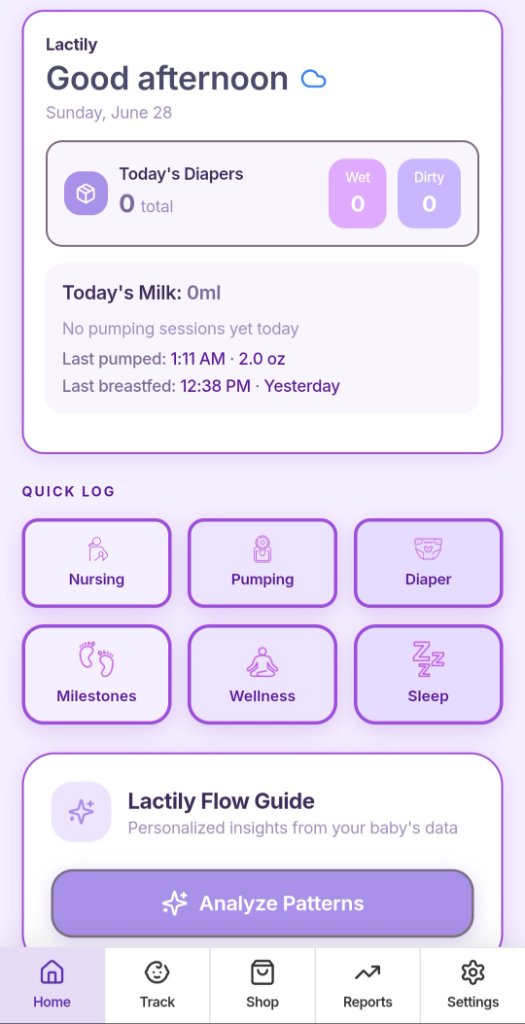 Lactily app