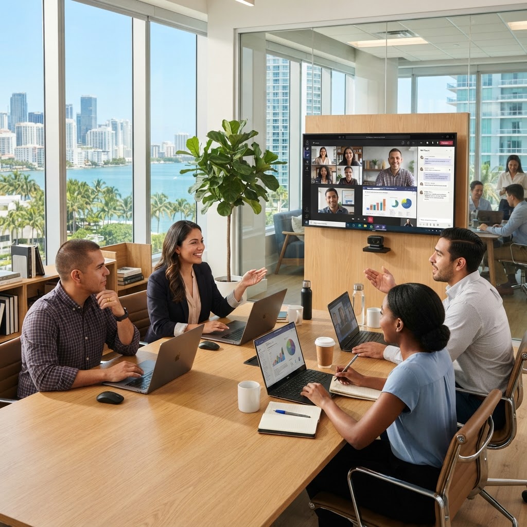 Microsoft Teams setup for Miami South Florida SMB managed by MY IT BRAIN