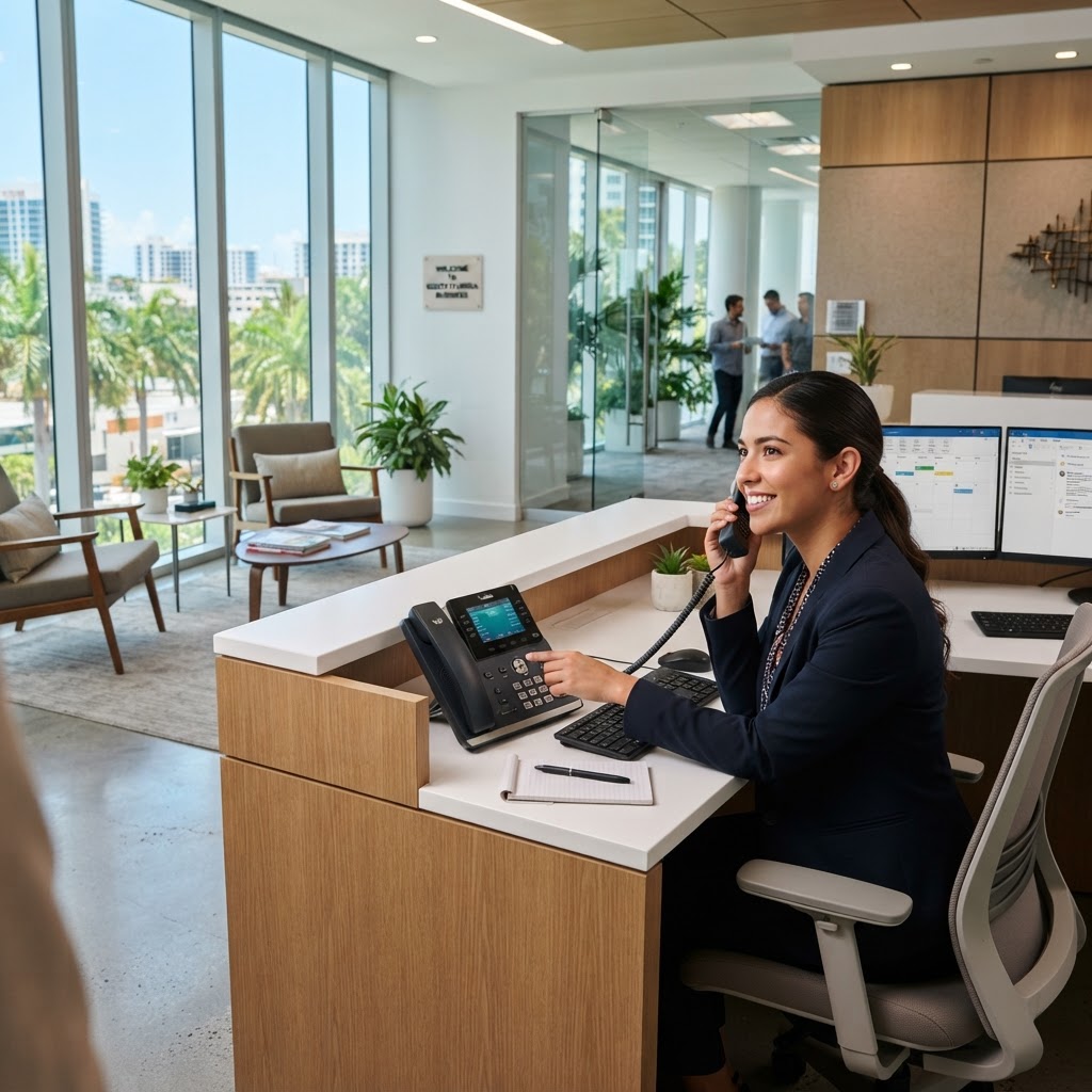 3CX phone system setup for a Miami South Florida business office managed by MY IT BRAIN