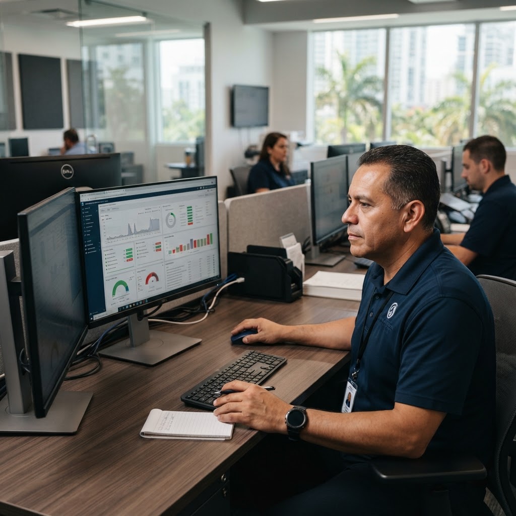 IT professional managing data backup systems for a Miami South Florida business in 2026