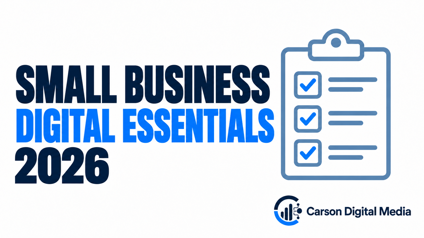 Small Business Digital Essentials 2026 checklist