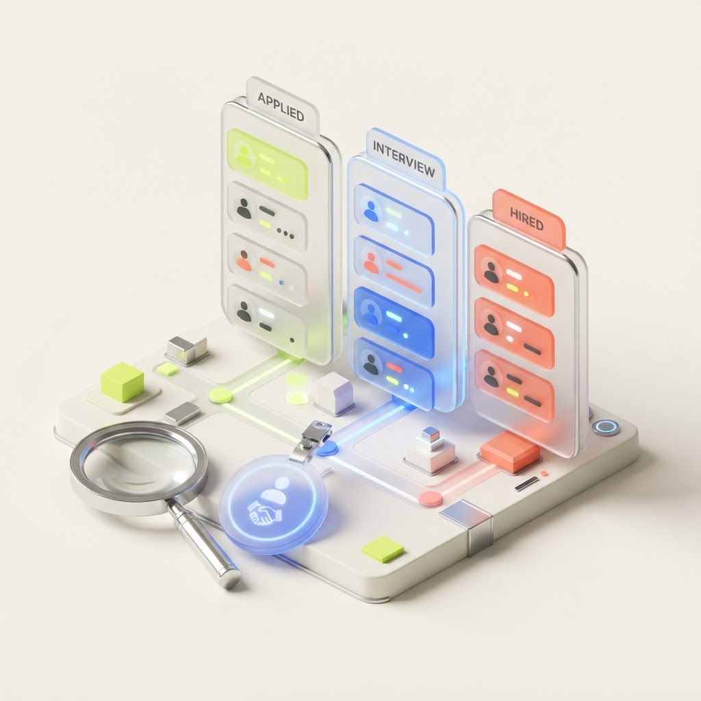 Staffing & Recruiting software illustration