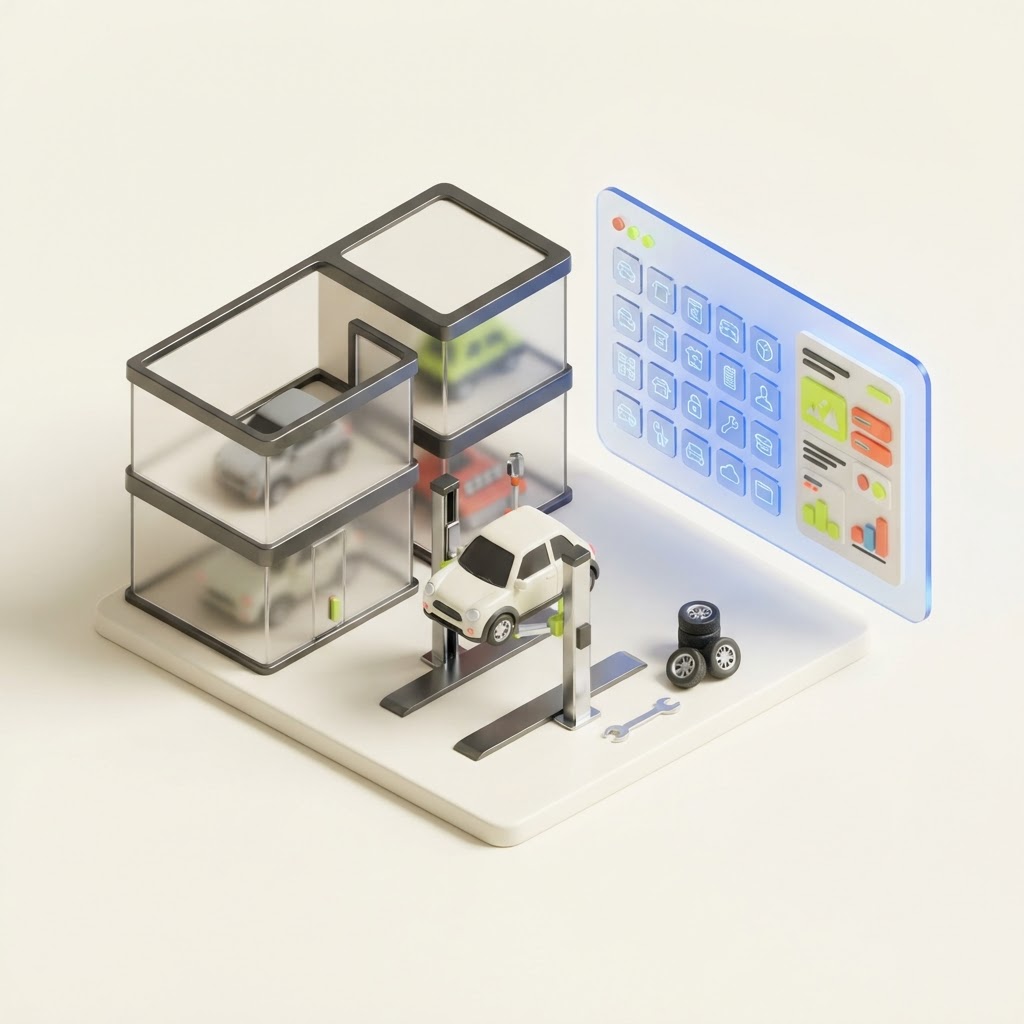 Automotive software illustration