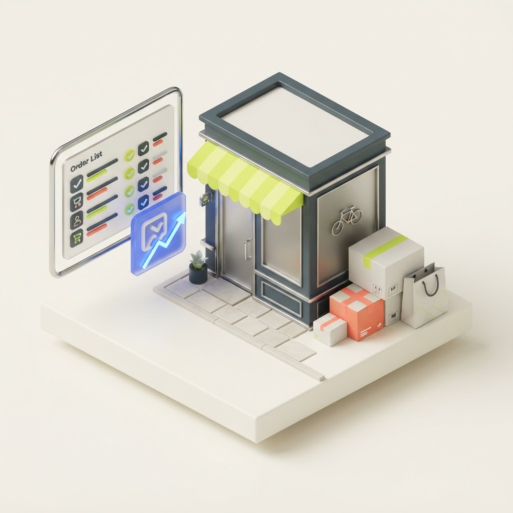Retail & Ecommerce software illustration