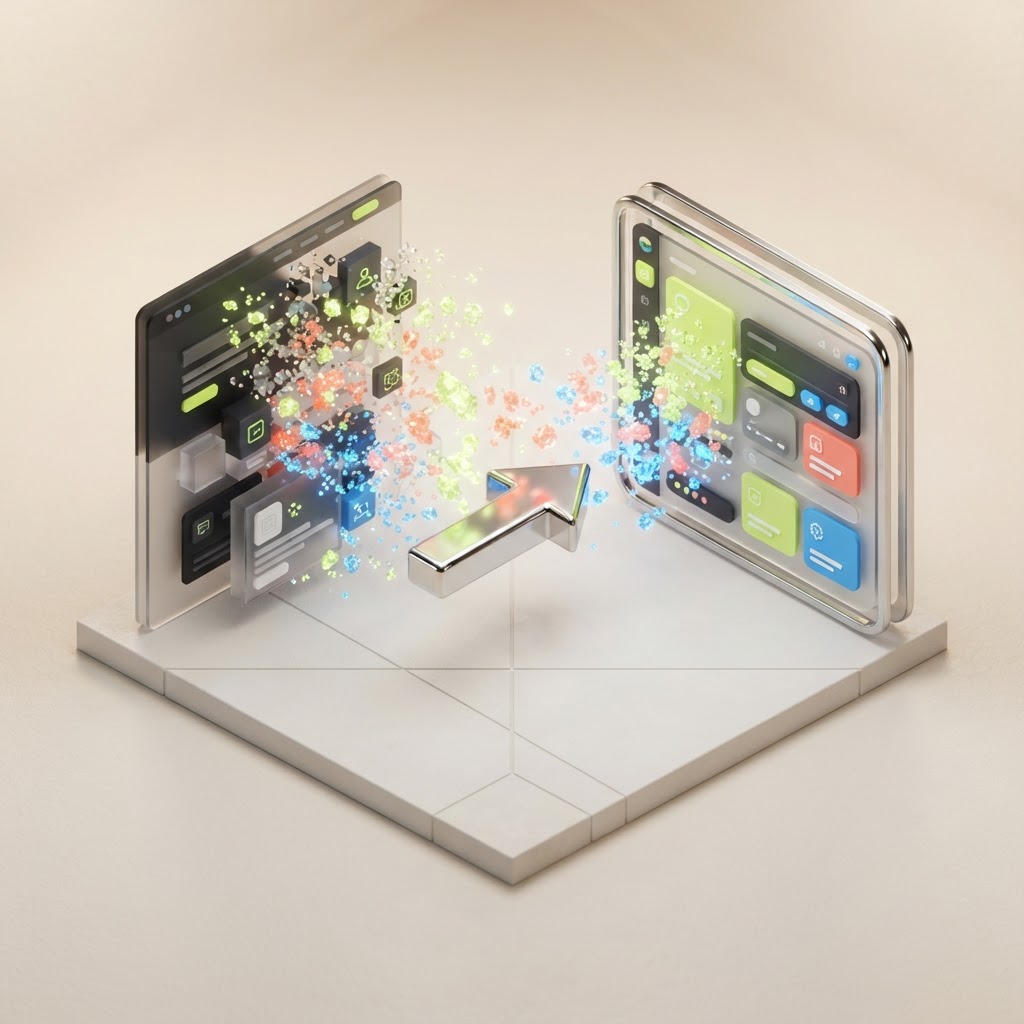 WordPress to Base44 Migrations illustration