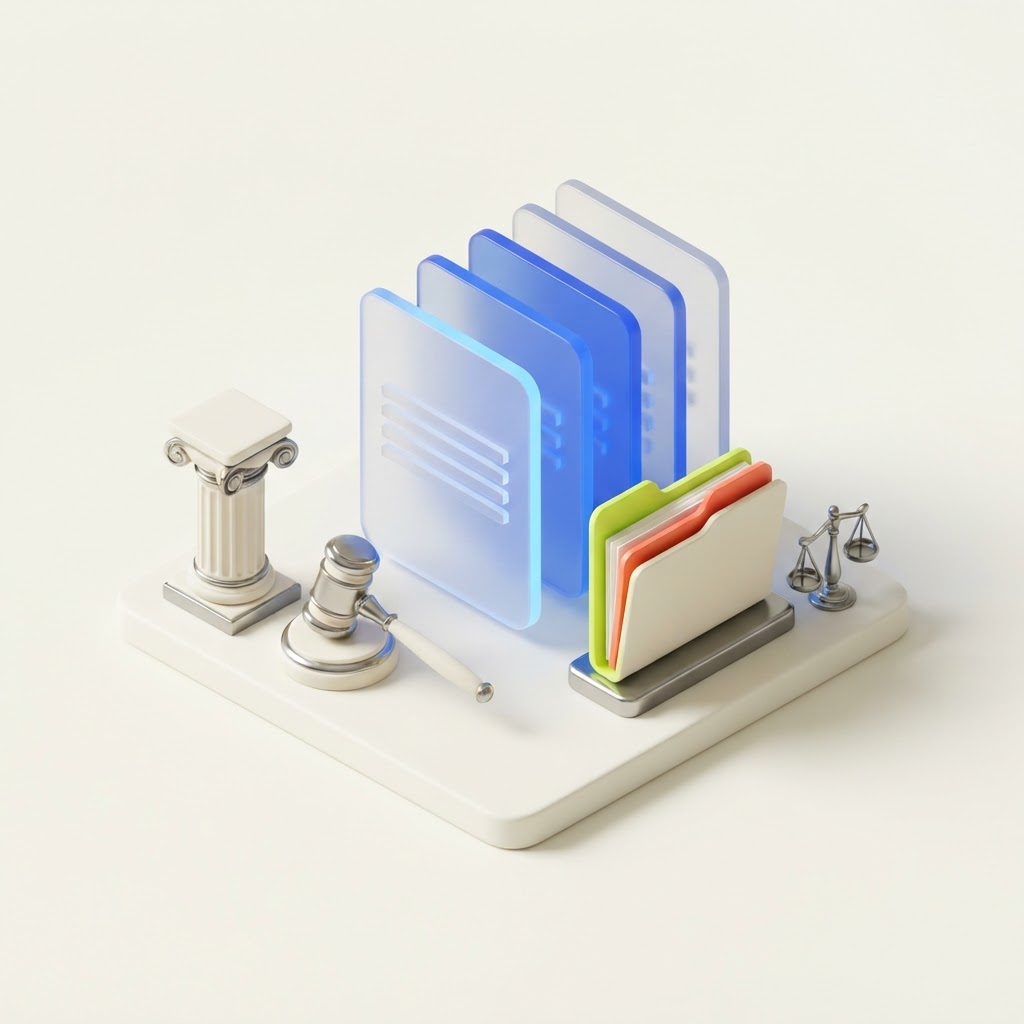 Legal software illustration