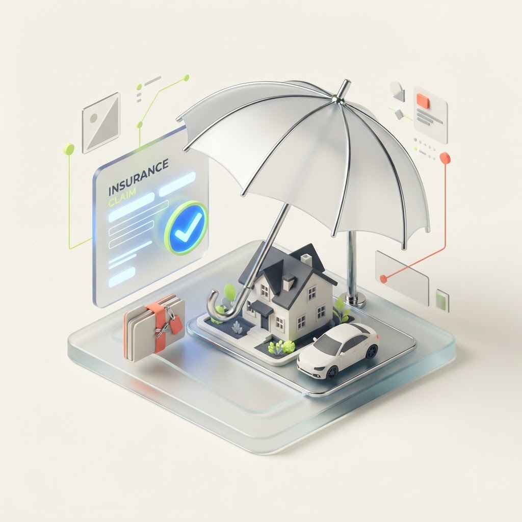 Insurance software illustration