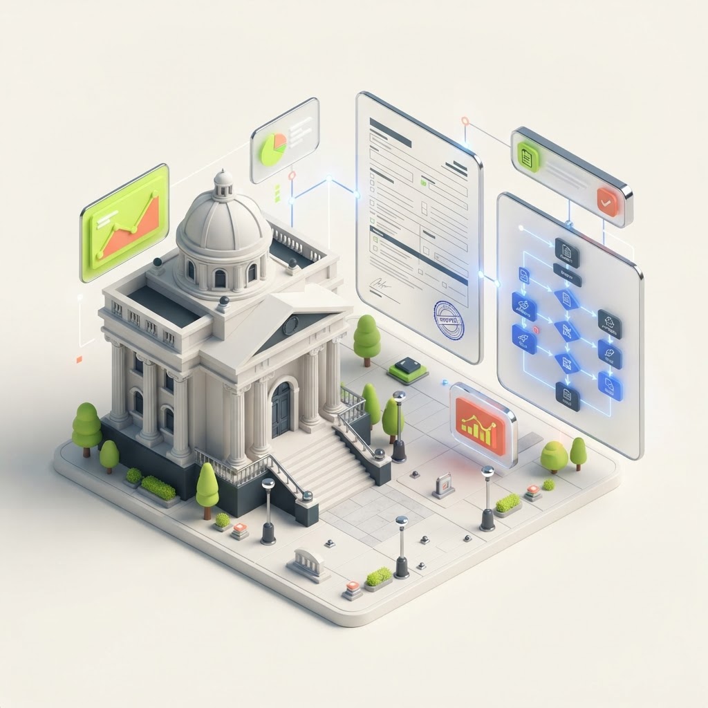 Government & Public Sector software illustration
