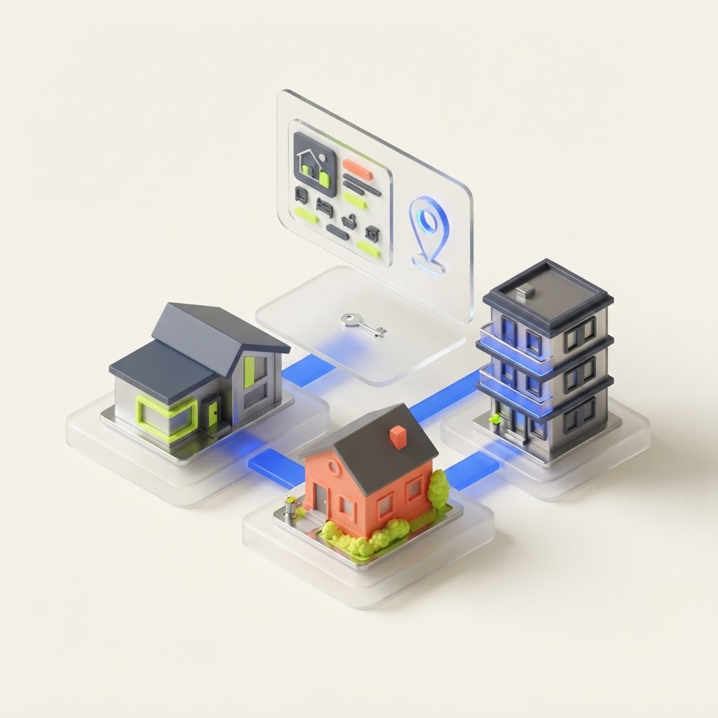 Real Estate software illustration