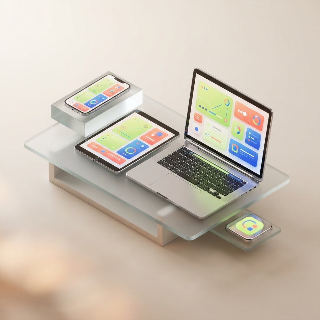 Mobile & Desktop Development illustration