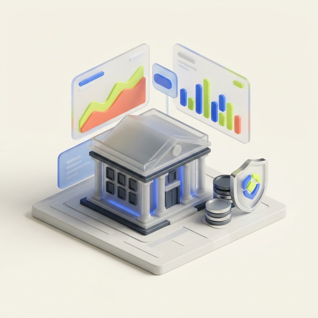Financial Services software illustration