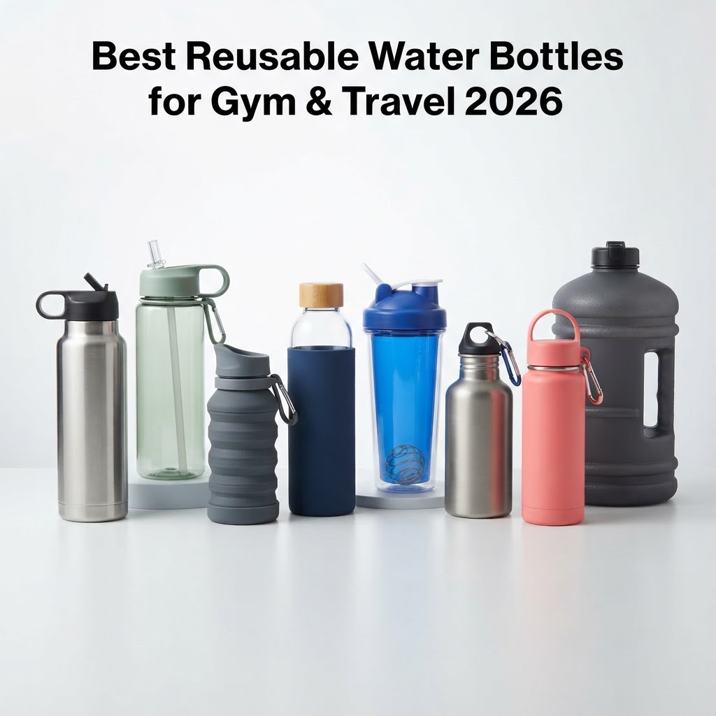 Best Reusable Water Bottles for Gym & Travel 2026