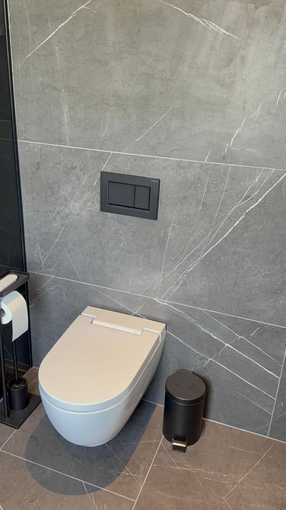 WC Anthrazit Marmor