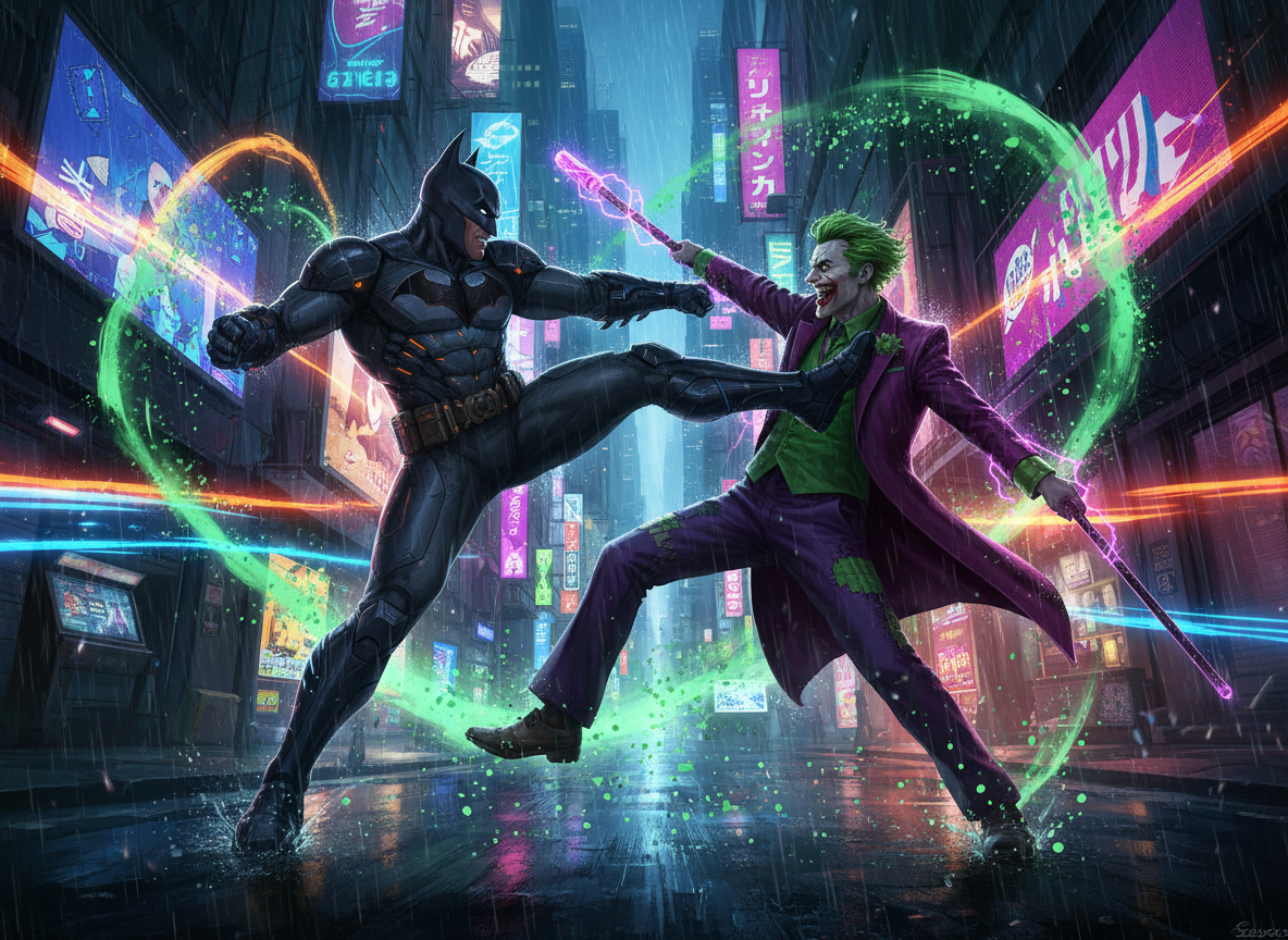 Batman vs Coringa
