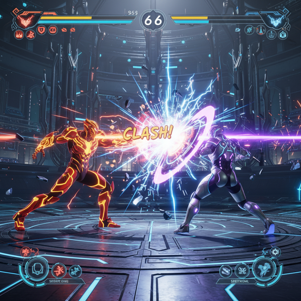 Duelo épico de guerreiros