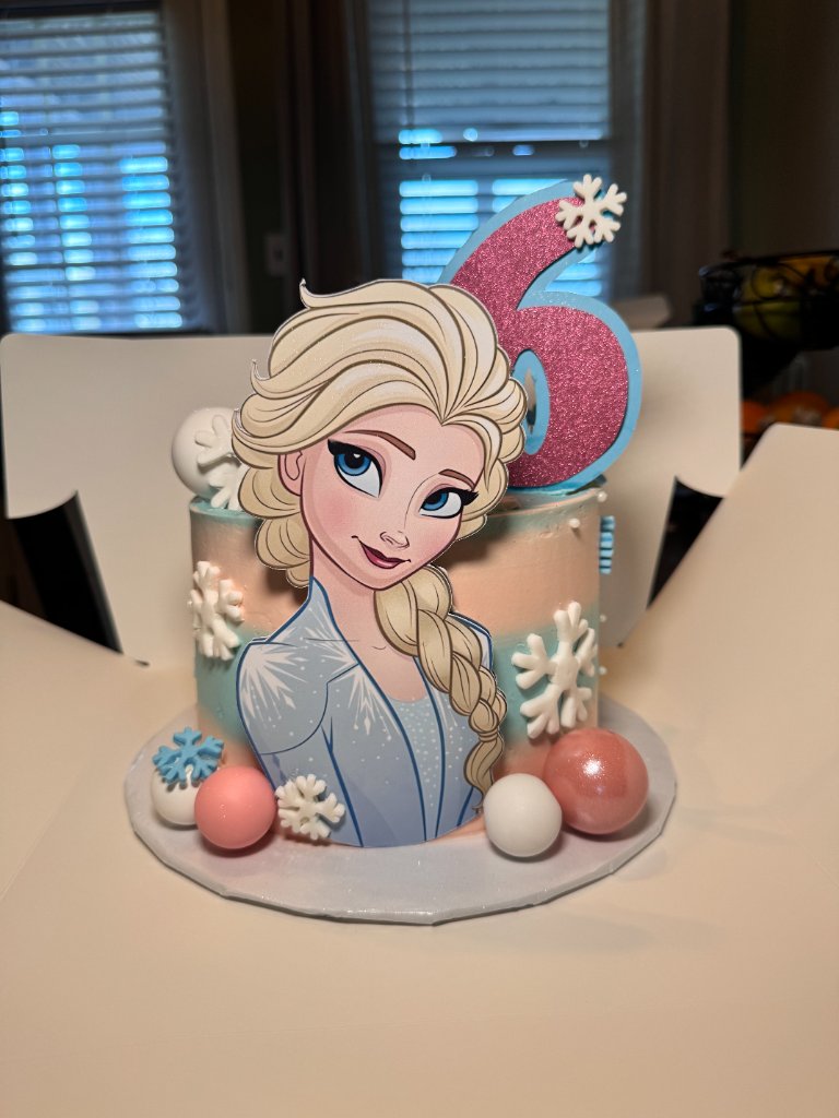 Frozen Elsa Birthday Cake