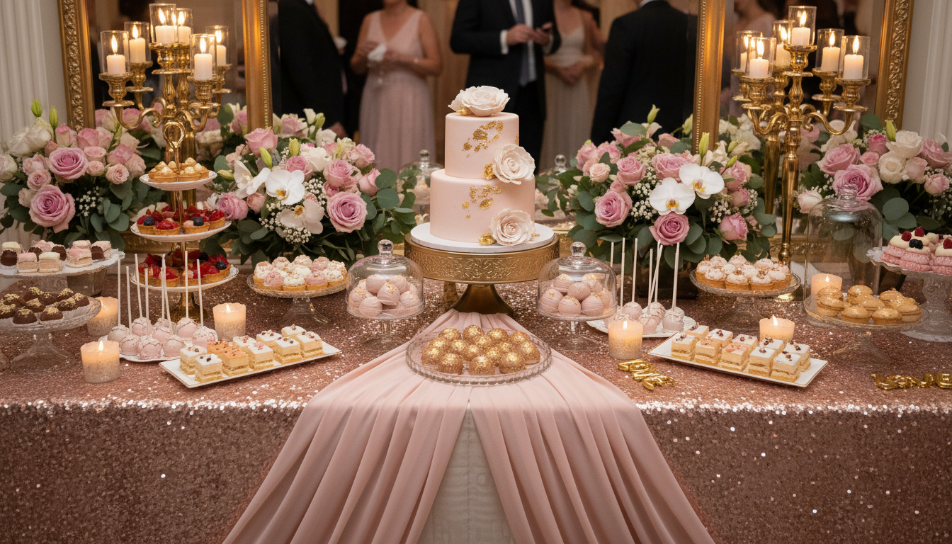 Stunning dessert table spread