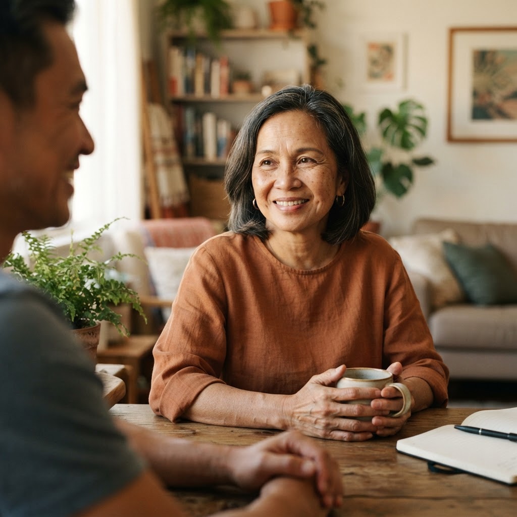 What He Wishes He Could Say: The Husband's Guide to Supporting a Woman in Perimenopause