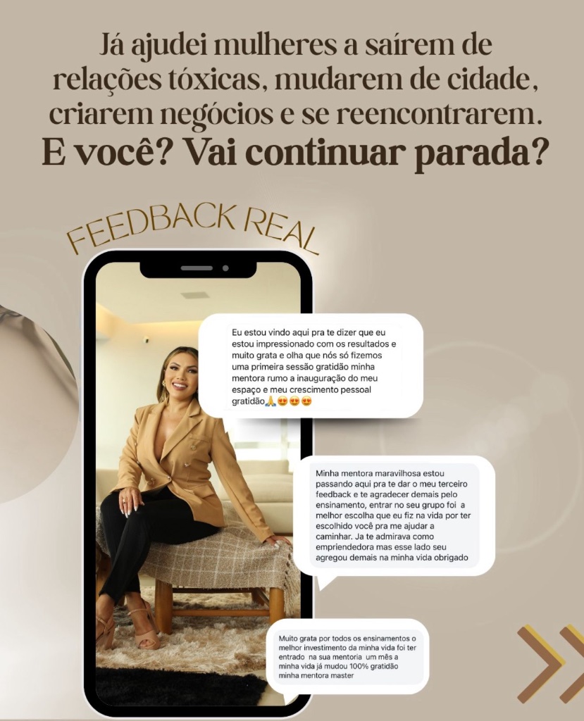 Feedback real - resultados da mentoria