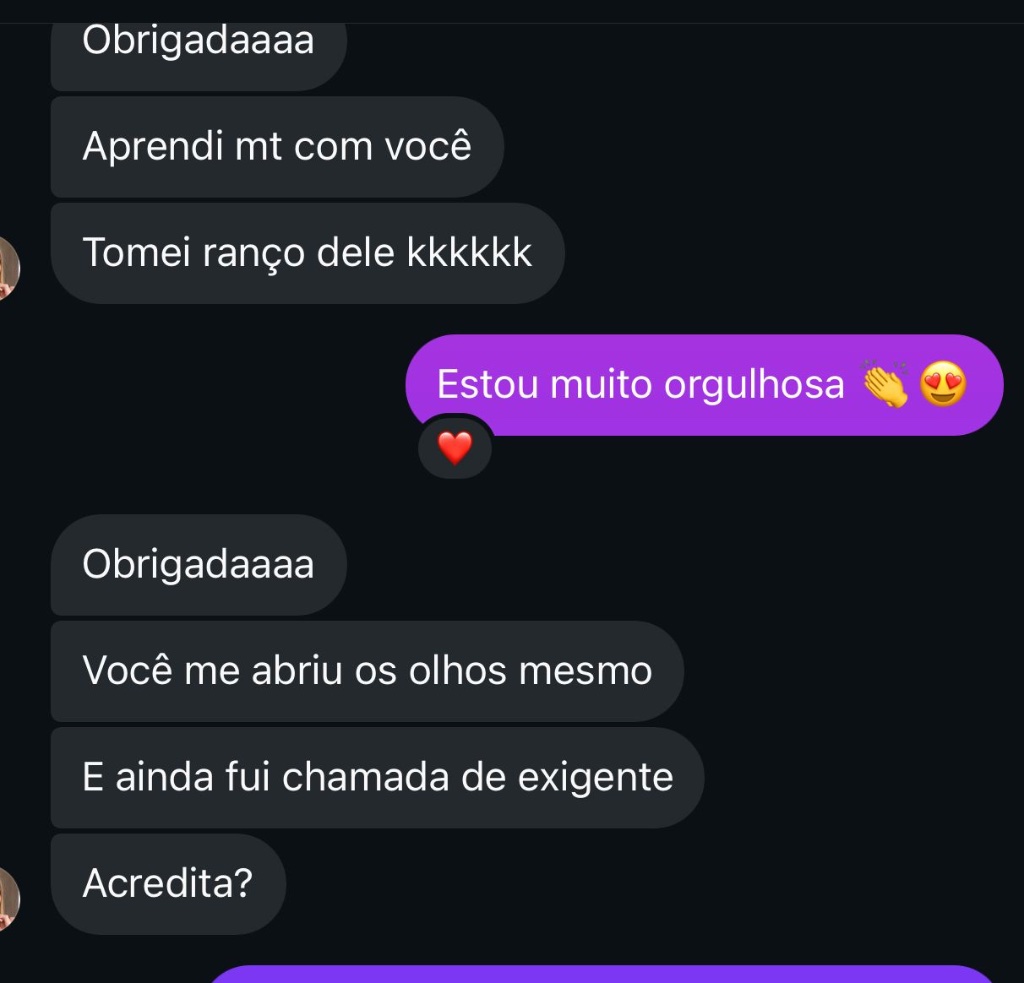 Você me abriu os olhos mesmo
