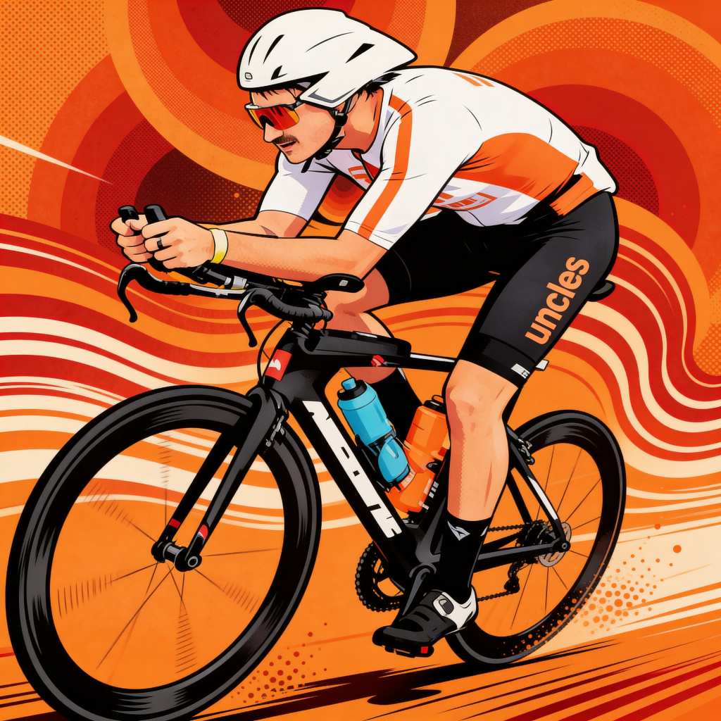 Benno-Lutz van der Merwe — TT bike, aero position