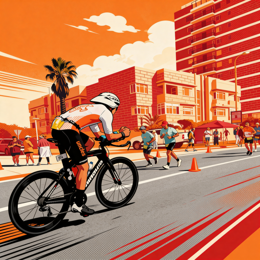 Benno-Lutz van der Merwe — racing through Durban city streets