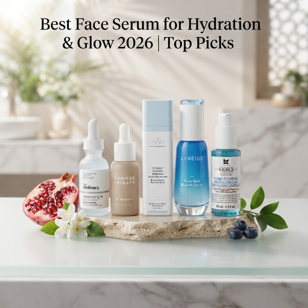 Best Face Serum for Hydration & Glow 2026 | Top Picks
