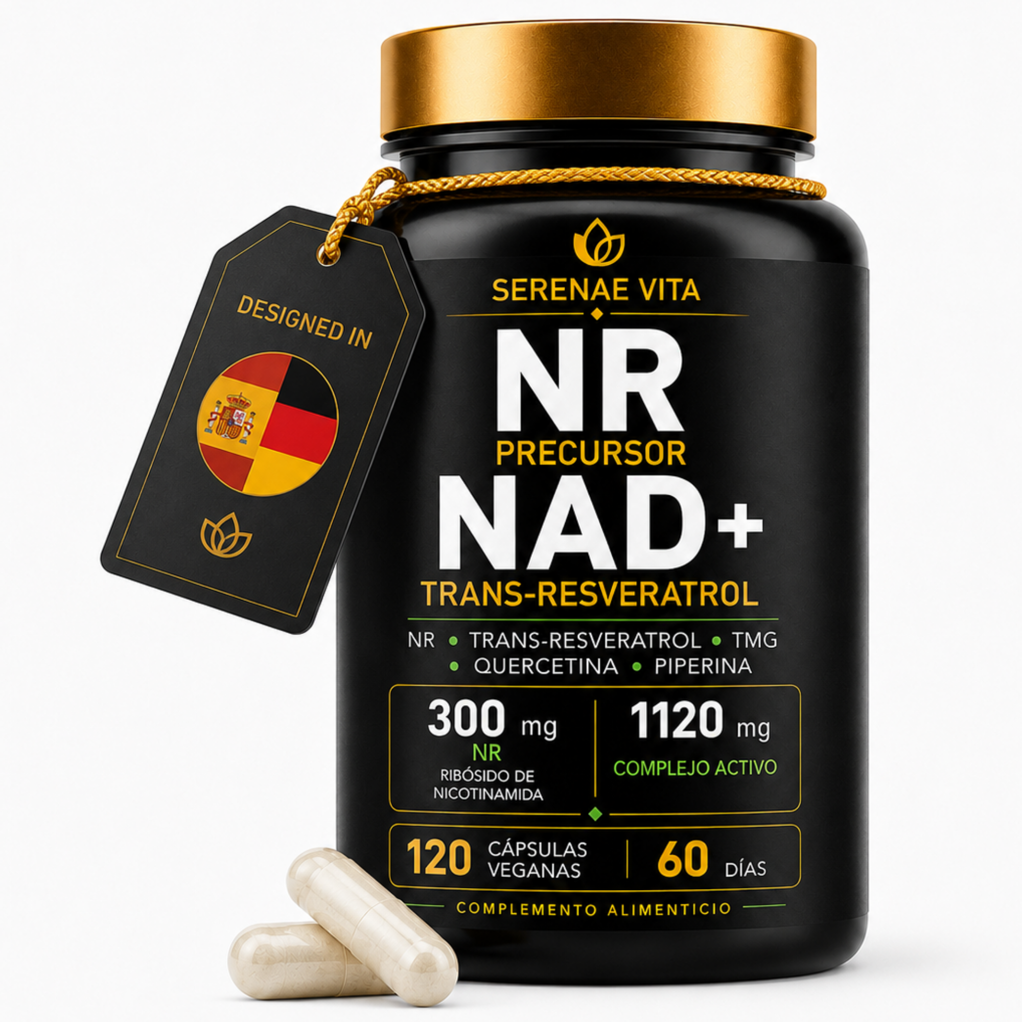 NR Precursor NAD+ con Trans-Resveratrol