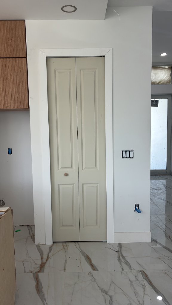 Closet doors & wall condition