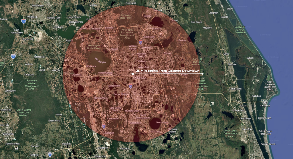 Orlando, FL service area