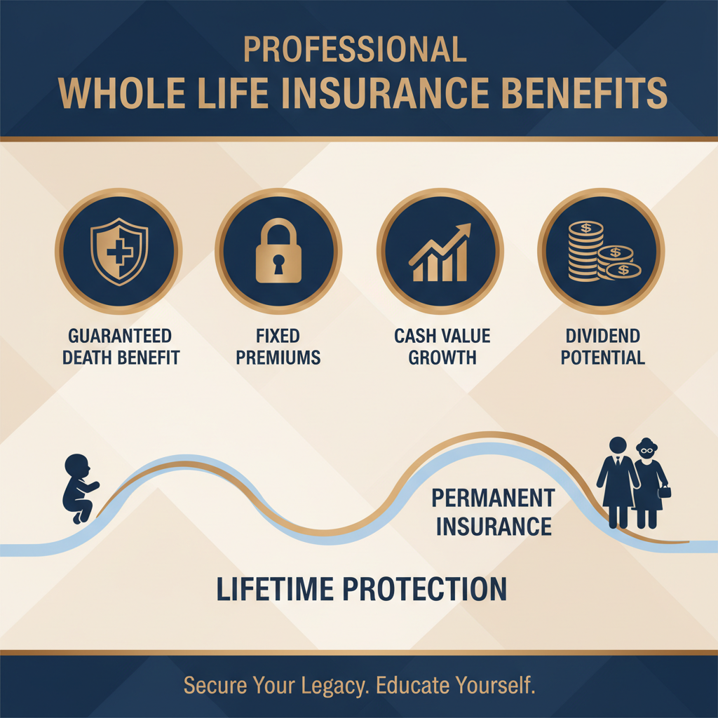 Whole life insurance four key benefits overview
