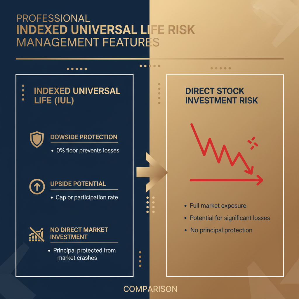 IUL risk management features and floor protection