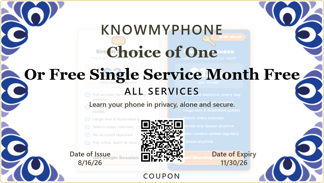 KnowMyPhone — Know My Phone Choice