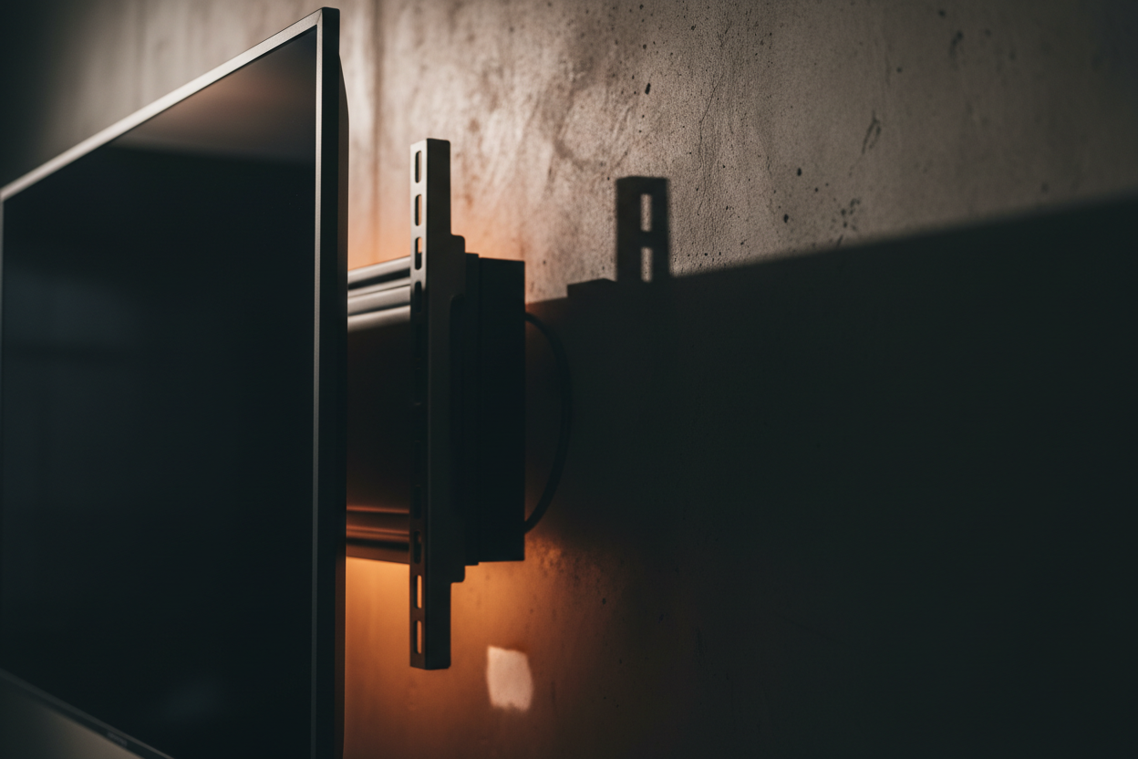 TV Mounting with Hidden Wiring
