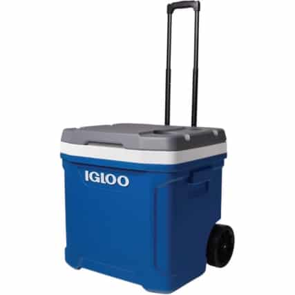 צידנית 56 ליטר כחול עם גלגלים וידית איגלו Igloo Latitude