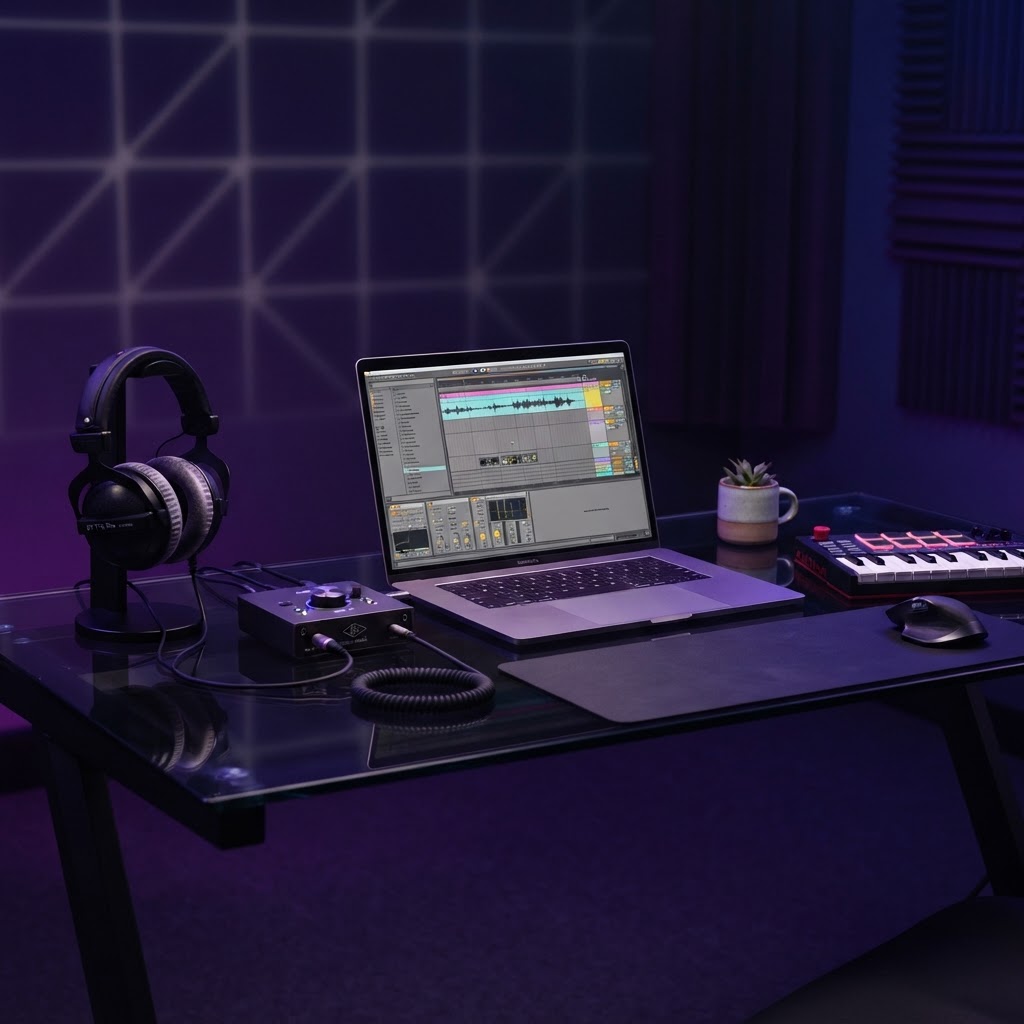 TuneShack Academy online learning workspace