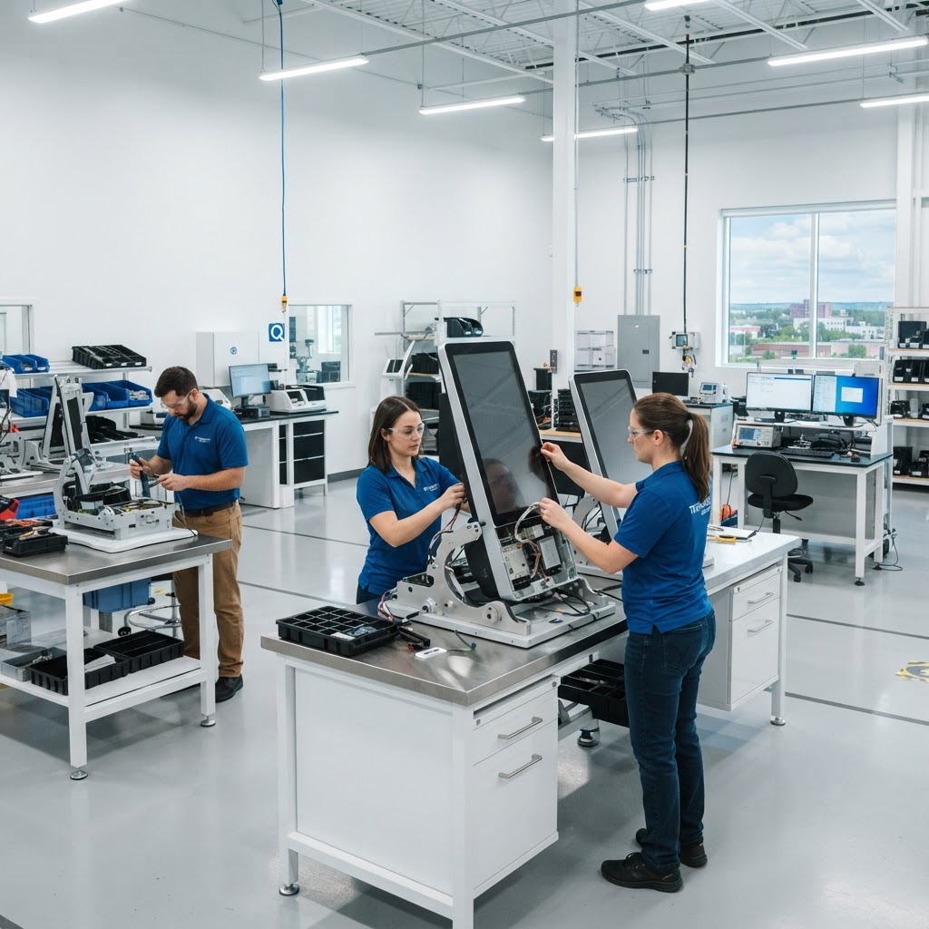 IDQ Technologies — Atelier d'assemblage