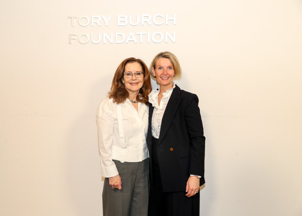 Guests at the Tory Burch Foundation