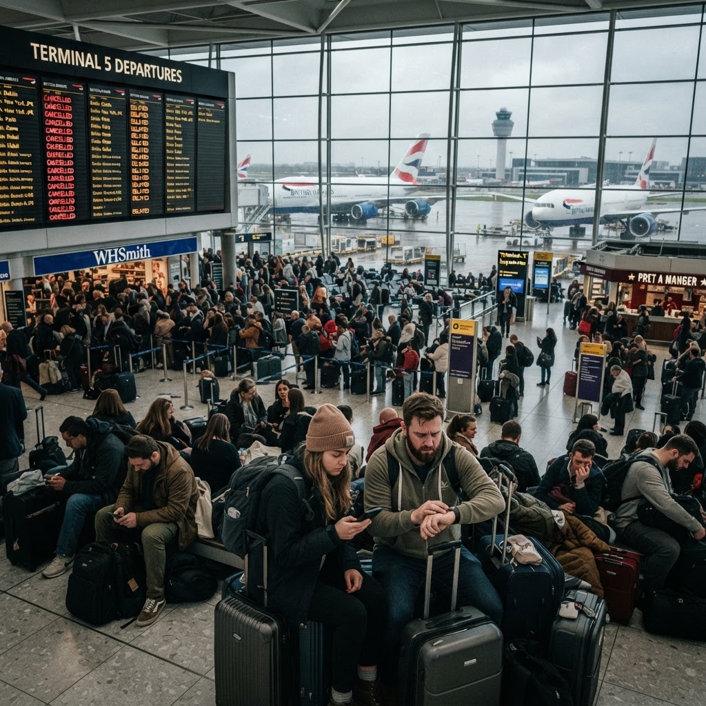 Aviation Chaos as Technical Glitch Cripples UK Airspace Control
