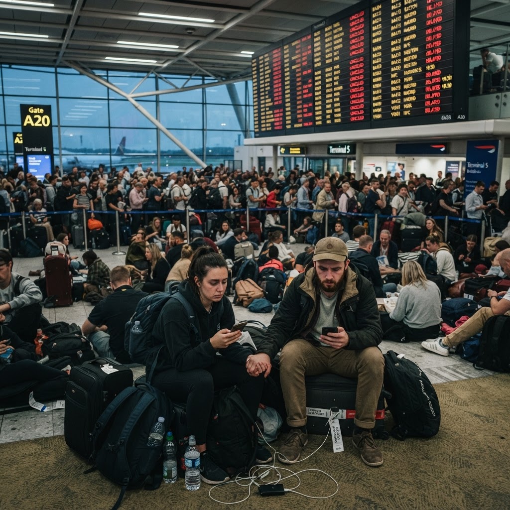 Aviation Paralysis: Technical Meltdown Grounds Hundreds Across British Skies