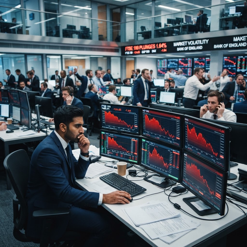 London Markets Stumble as Global Bond Sell-off Rattles Equities