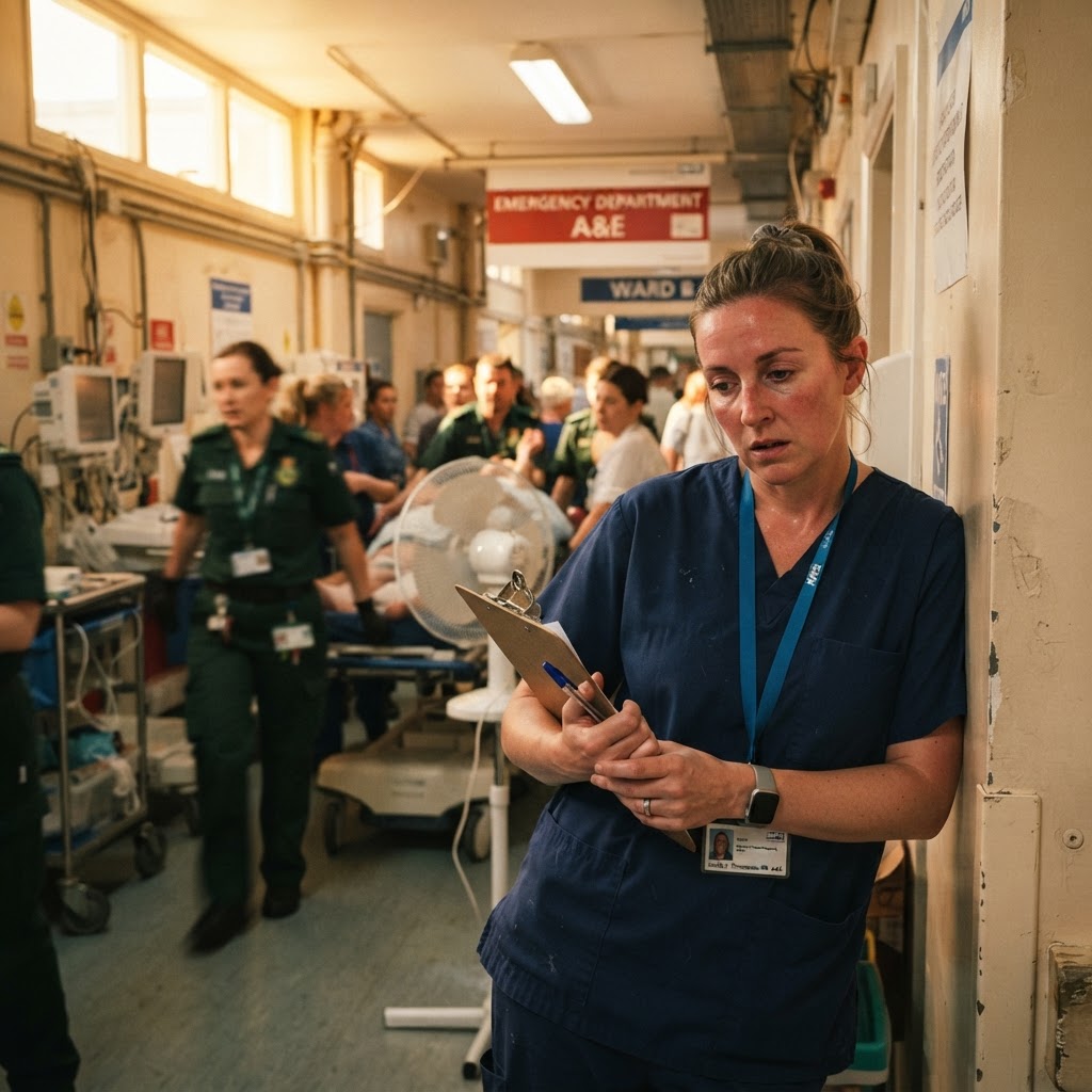 A System at the Limit: NHS Records Unprecedented Summer Surge as Heatwaves Fuel Emergency Demand