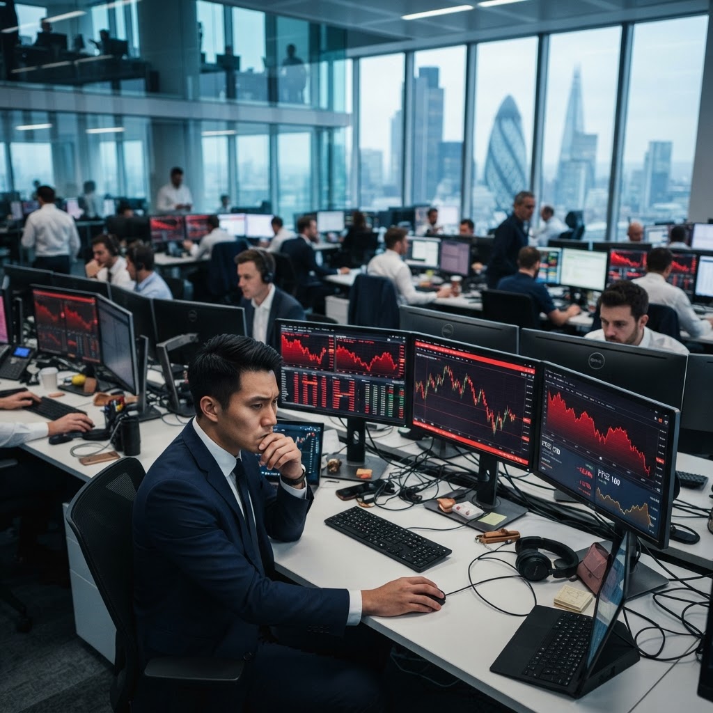 London Markets Shudder as Global Bond Rout Sends Borrowing Costs Soaring