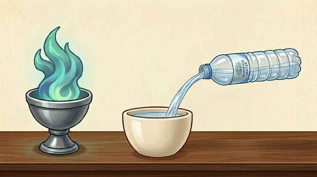 Water pouring merit dedication